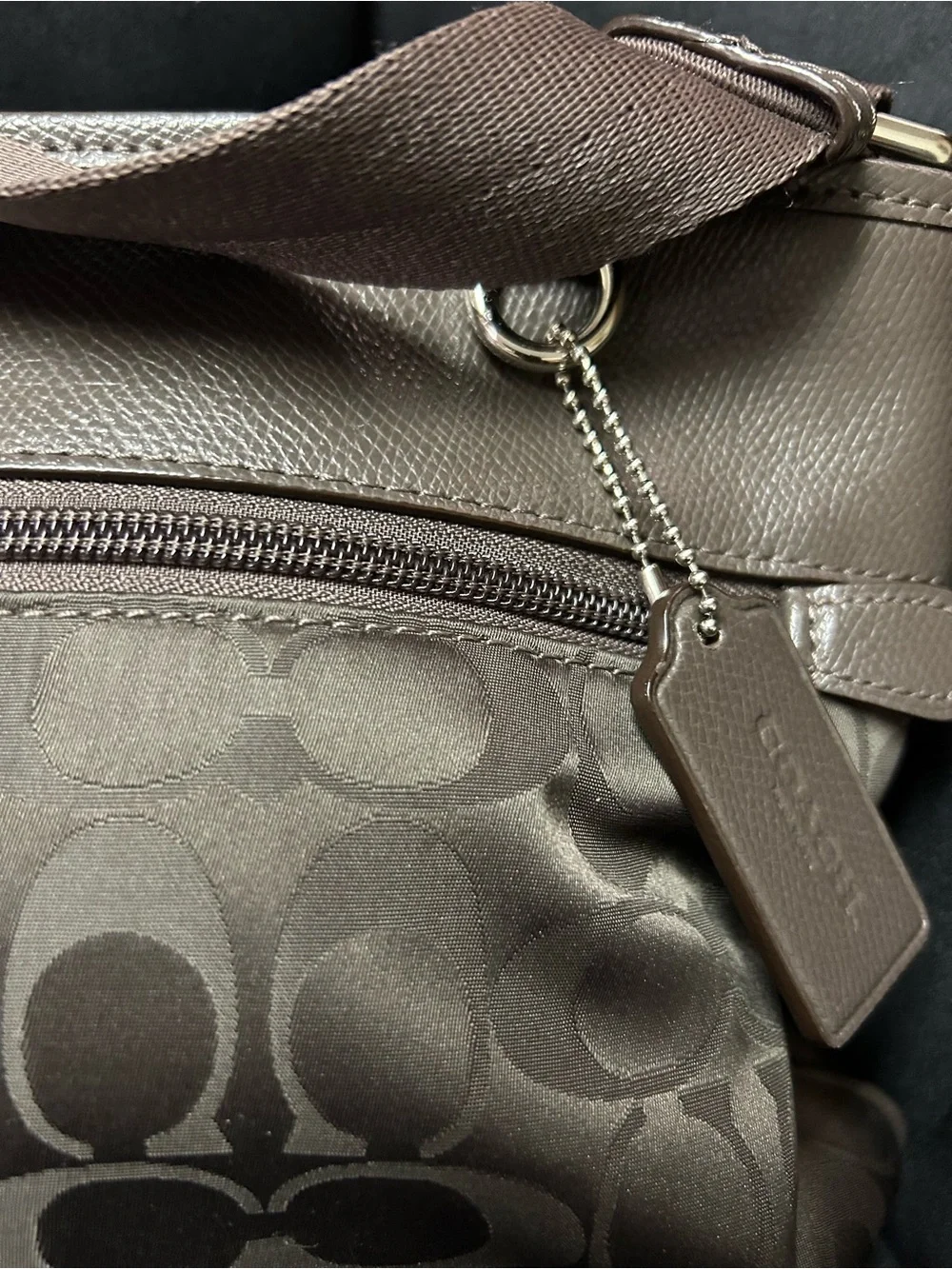 Coach dark brown